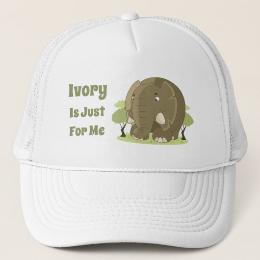 Elfenbein ist nur für mich truckerkappe (Vorderseite)
