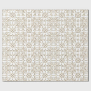 Elfenbein-Kreuz-Geschenkpapier Geschenkpapier