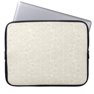 Elfenbein-Lace-Laptophülle Laptopschutzhülle
