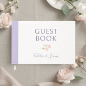 Elfenbein & Lavendel |  Florale Hochzeit  Gästebuch