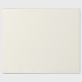 Elfenbein minimalistisches Weihnachtsgeschenk-Verp Geschenkpapier (Flach)