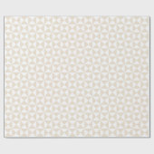 Elfenbein-modernes Muster-Packpapier Geschenkpapier (Flach)