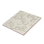 Elfenbein-Muscheln Fliese (Seite)