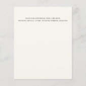 ELFENBEIN | Niedrige Kosten Einfache Elegante Mini (Rückseite)