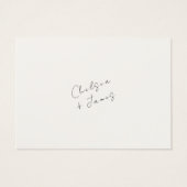 Elfenbein | QR Code Hochzeitskarte (Rückseite)