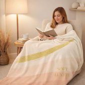 Elfenbein-Rosa-Gold-Fliesblanke Fleecedecke
