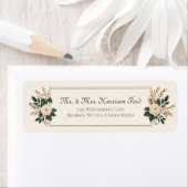 Elfenbein-Roségold-Beeren-Botanikrahmen (Insitu)