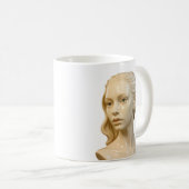 Elfenbein Ruhe Kaffeetasse (VorderseiteRechts)
