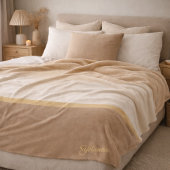 Elfenbein-Sand-Verlaufs-Fliesblanke Fleecedecke
