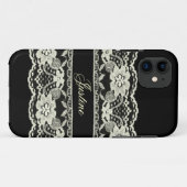 Elfenbein-Spitze iPhone 5 Fall Case-Mate iPhone Hülle (Rückseite (Horizontal))