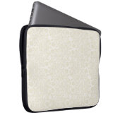 Elfenbein-Spitze-Laptop-Hülse Laptopschutzhülle (Vorne Rechts)