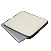 Elfenbein-Spitze-Laptop-Hülse Laptopschutzhülle (Vorne Knopf)