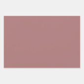 Elfenbein, staubige Rose und schlaues grünes Packp Geschenkpapier Set (Vorderseite 3)