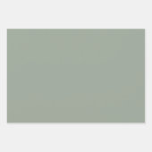 Elfenbein, staubige Rose und schlaues grünes Packp Geschenkpapier Set (Vorderseite 2)