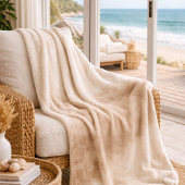 Elfenbein-Taupe-Nebel Sherpadecke