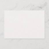 Elfenbein und Braune Hochzeit RSVP Karte Qr Code (Rückseite)