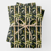 Elfenbein und Gold Bamboo Geschenkpapier Set (Beispiel)