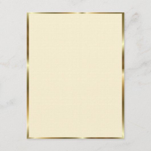 Elfenbein und Goldtrimm (Vorderseite)