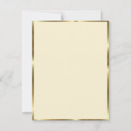 Elfenbein und Goldtrimm