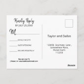 Elfenbein und Lila Hydrangeas | LILA UAWG Postkarte (Rückseite)