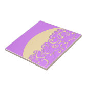 Elfenbein und Lilac Fliese (Seite)