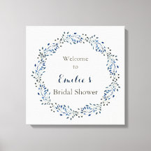 Elfenbein und Marineinfanterie Brautparty Begrüßun