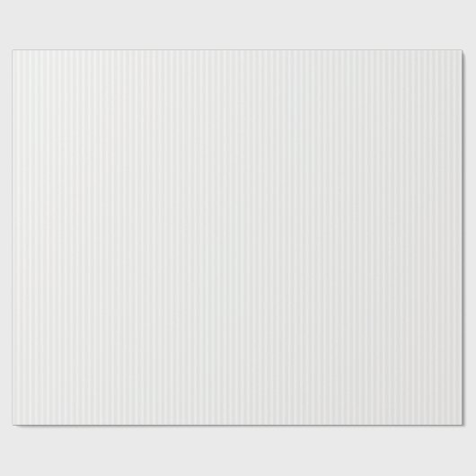 Elfenbein und weiße Streifen Geschenkpapier (Flach)