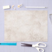 Elfenbein und weißer Vintager Damast Seidenpapier (Handwerk)