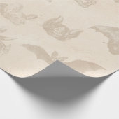 Elfenbein Vampyre Fledermäuse Geschenkpapier (Ecke)