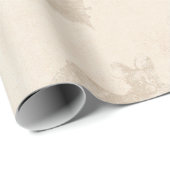 Elfenbein Vampyre Fledermäuse Geschenkpapier (Rolleneckpunkt)