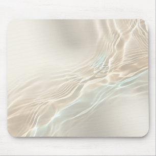Elfenbein-Wasserreflex-Abstrakt-Mauspad Mousepad