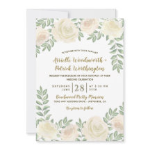 Elfenbeinblush Champagner Einladungen für Hochzeit
