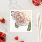 Elfenbeinblush-Rose Serviette (Beispiel)