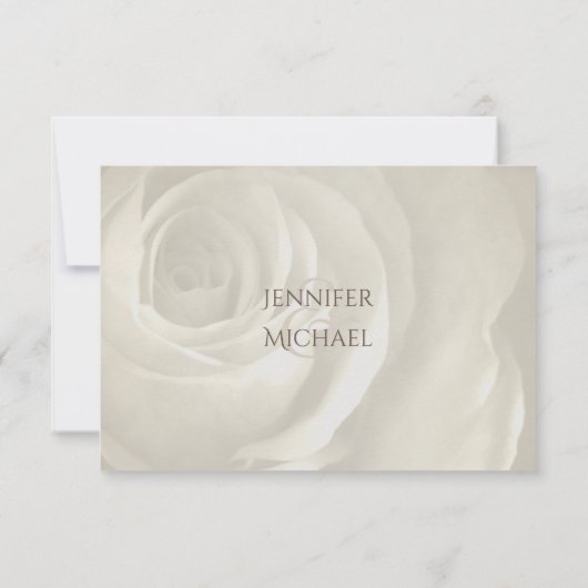 Elfenbeinblütencreme-UAWG RSVP Karte (Rückseite)