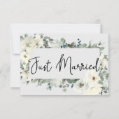 Elfenbeinblütenhochzeit White Roses - nur verheira (Vorderseite)