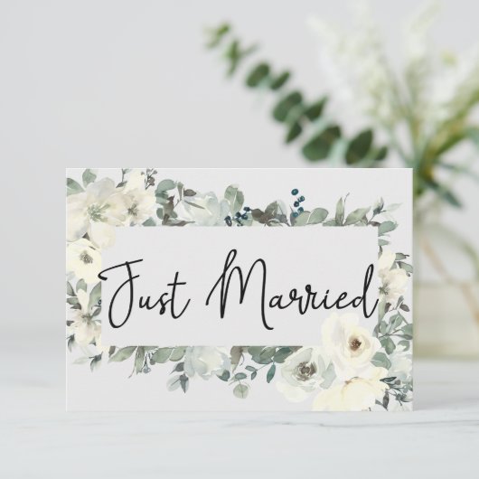 Elfenbeinblütenhochzeit White Roses - nur verheira (Stehend Vorderseite)