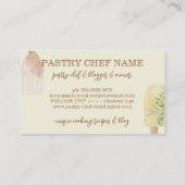 Elfenbeinblütenlöffel Visitenkarte (Rückseite)