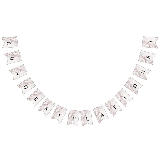 Elfenbeinblütenrosa Blumenbläserfahne Wimpelkette (Alle)