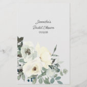 Elfenbeinblütenspiel, das Bride Best Flyer kennt (Hinten)