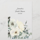 Elfenbeinblütenspiel würde den Flyer "Groom Say" s (Hinten)