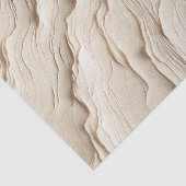 Elfenbeincreme Bohemisch texturierte Hochzeit Seidenpapier (Ausschnitt)