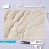 Elfenbeincreme Bohemisch texturierte Hochzeit Seidenpapier (Handwerk)