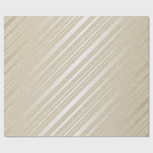 Elfenbeincreme Pastellfarben Geschenkpapier (Flach)