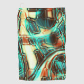 Elfenbeindigital mit verbranntem Ton und einigen M Golfhandtuch (Vorderseite)