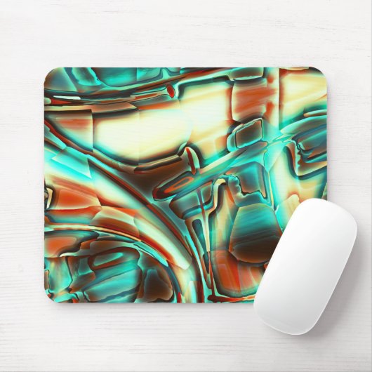 Elfenbeindigital mit verbranntem Ton und einigen M Mousepad (Mit Mouse)