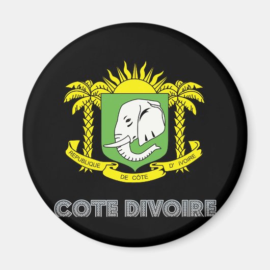 ElfenbeinEmblem Magnet (Vorne)