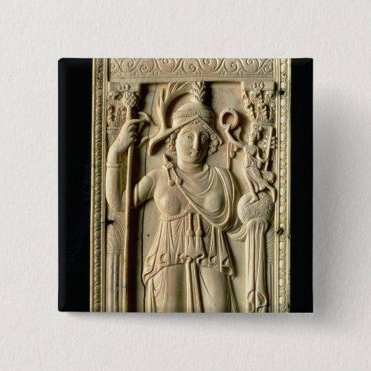 Elfenbeinentlastungstablette Button (Vorderseite)