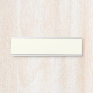 Elfenbeinernes Hängeschild Türschild