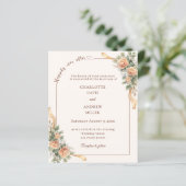 Elfenbeinfarbene Champagner-Blumenband-Hochzeitsei (Stehend Vorderseite)