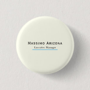 Elfenbeinfarbene moderne minimalistische  button